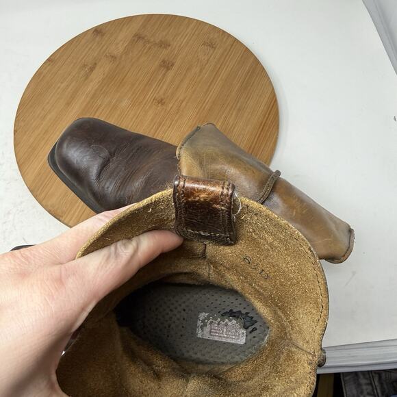 Ariat‎ Rambler Western Boot Brown Leather Square Toe Cowboy Rodeo Mens 8.5D main image 5